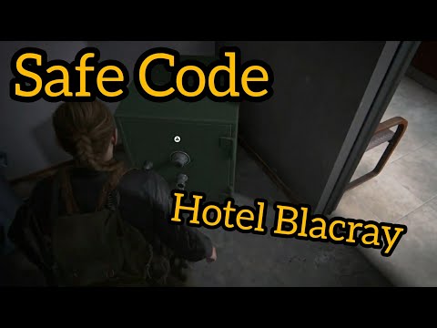 How to open Safe In Hotel Blacray The Last of us part II / Combination Code The Last of us part 2