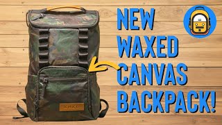 KNKG Core Pack Waxed Canvas Top Loading Backpack Review and Walkthrough