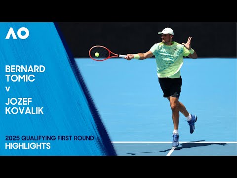 Bernard Tomic v Jozef Kovalik Highlights | Australian Open 2025 Qualifying First Round