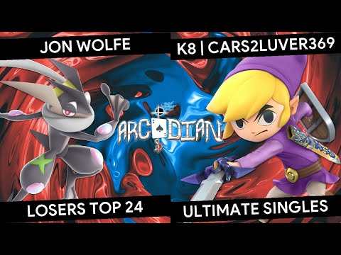 New England Ultimate Arcadian 2025 - Jon Wolfe (Greninja) vs cars2luver369 (Toon Link)-Losers Top 24