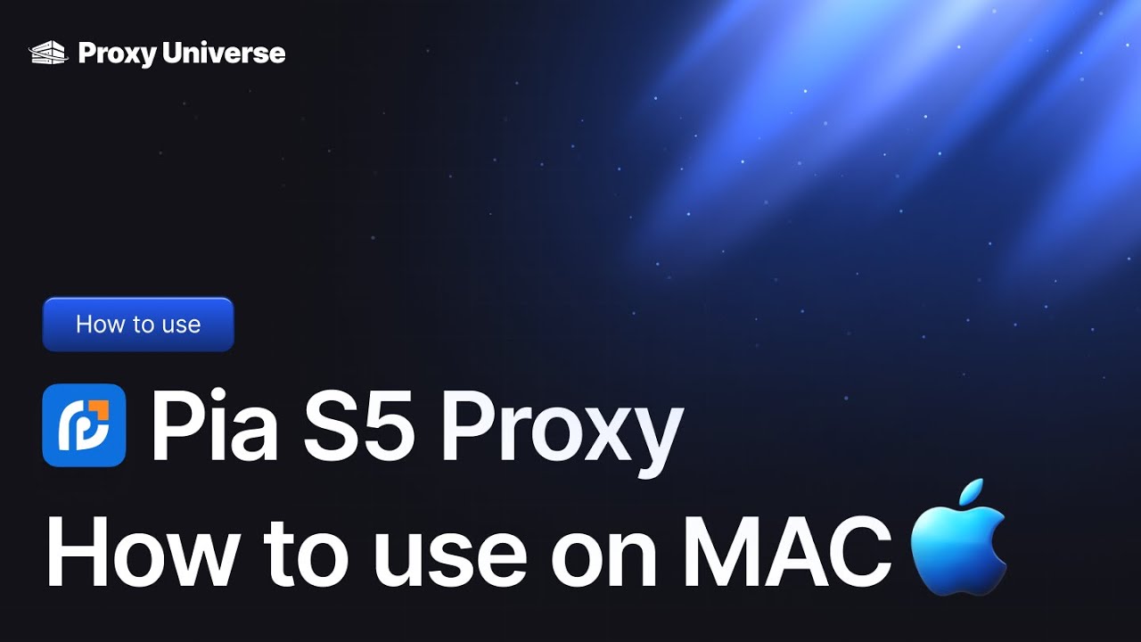 🔥 How to Use PIA PROXY S5 on MAC [ Pia Proxy + Mac ]