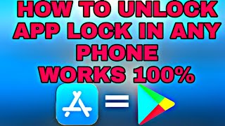HOW TO UNLOCK ANY APP WITH APP LOCK | WORKS ON ALL DEVICES  | WORKS 100% | LILHACK...