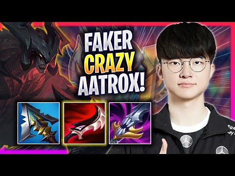 FAKER CRAZY GAME WITH AATROX! - T1 Faker Plays Aatrox TOP vs Kennen! | Season 2023