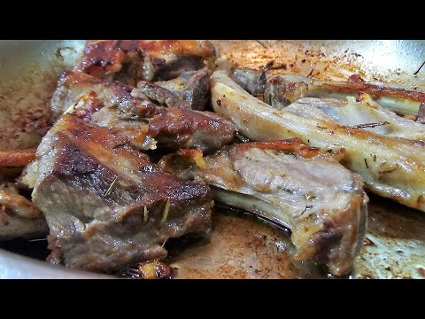 agnello in padella semplicissimo