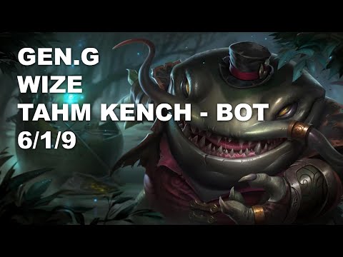 Gen.G Wize Bot Tahm Kench vs Ezreal - KR Challenger Rank Game