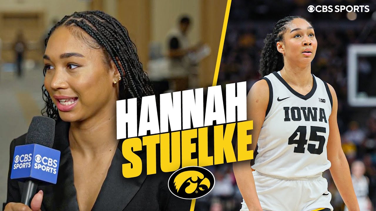 Iowa's Hannah Stuelke speaks on upcoming season, says Caitlin Clark tells her to stay in the gym