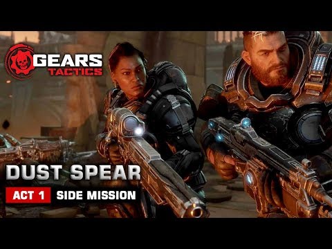 DUST SPEAR - Gears Tactics Gameplay Walkthrough - Act 1 Side Mission - No Commentary
