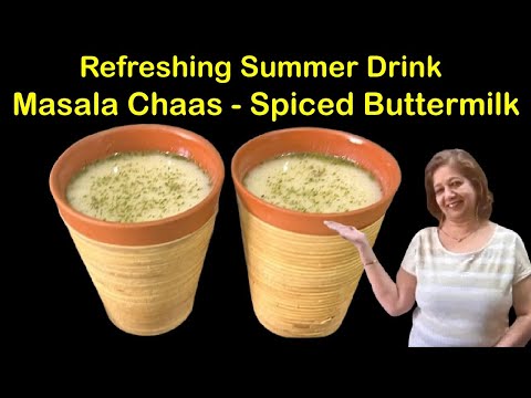 Masala Chaas | Spiced Buttermilk | Summer Drink