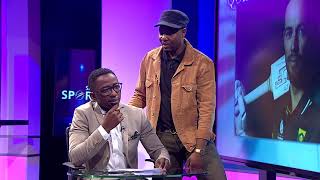 Andile Ncubechats to joyous celebration founding member Jabu Hlongwane video