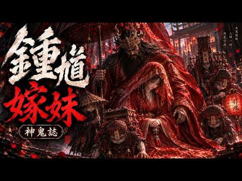 「一身煞氣，換阿妹無憂。」🗡️｜《鍾馗嫁妹》｜可夜｜新國風｜Official MV｜鍾馗嫁妹民俗傳說🕯️｜官方動態歌詞｜神鬼誌系列：《鍾馗嫁妹 一別》
