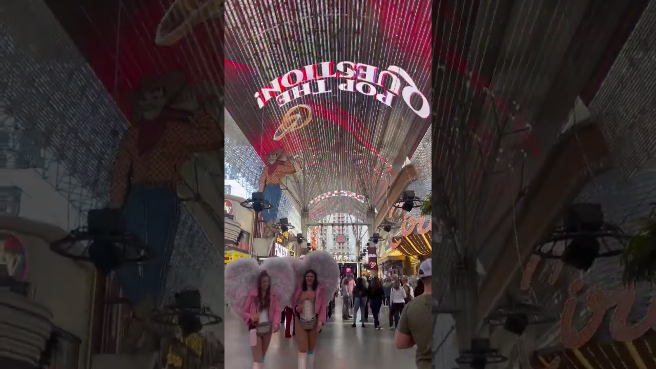 Show Girls Fremont Street Experience Downtown Las Vegas #shorts