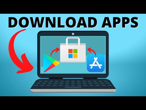 Part of a video titled How to Download Apps on Windows 10 Laptop or Computer - YouTube