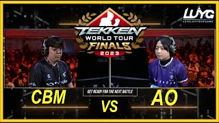 TWT Finals 2023 Tekken 7 - CBM vs AO - Top 8 Losers Quarterfinal