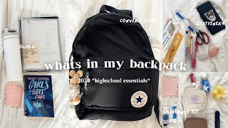 WHAT'S IN MY BACKPACK 📓 | 2026 highschool essentials