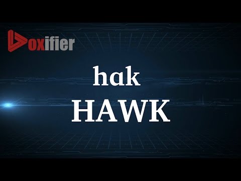 How to Pronunce Hawk in English - Voxifier.com
