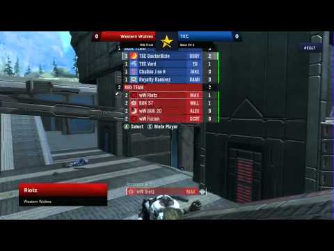EGL7 : Halo Reach : TEC vs Western Wolves : WB Final - Map 1