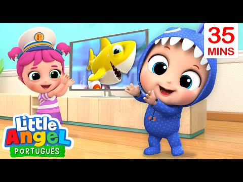 Capa de A Dança do Bebê Tubarão com o Joãozinho! | Canal do Joãozinho - Little Angel Português