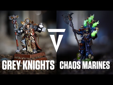 Warhammer 40k Battle Report: Grey Knights  Vs Chaos Space Marines