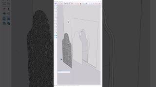 Pattern magic in SketchUp Clean cuts made easy using Curic Face Knife + Solid Tools. #nicetower #art