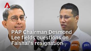 Faishal Ibrahim's resignation: PAP chairman Desmond Lee says no by-election will be held