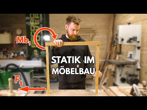 Stabile Möbel bauen mit ein wenig Statik-Kenntnissen