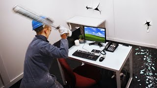 Tricking Rage Room Customers into Destroying an Office