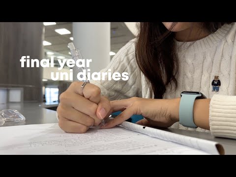 🌖 productive uni vlog/Apple Watch SE, job interview, library study sesh, (almost) end of semester