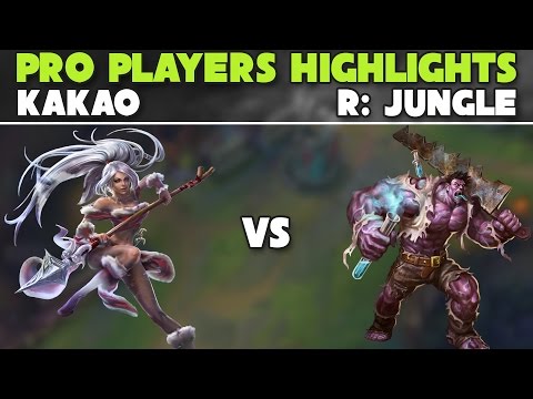 Kakao as Nidalee vs Dr  Mundo | R: Jungle | Highlights