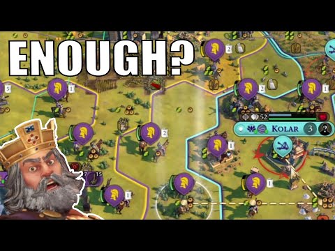 Civ 6 | Spawning Endless Units - An Unbeatable Strategy! (#3 Deity ++ Byzantium Civilization VI)