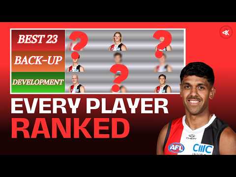 Who MISSED OUT on BEST 23?? | ALL 43 ST KILDA PLAYERS RANKED | 2026