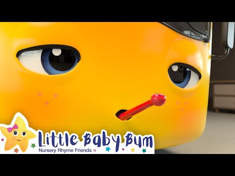 Buster Gets Sick Song - Go Buster the Yellow Bus | Nursery Rhymes & Cartoons | LBB Kids