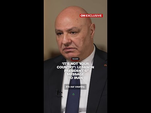 ‘It’s not your country’: Lebanon president's message to Iran