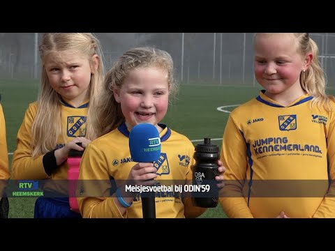 Meisjesvoetbal bij ODIN'59 Heemskerk