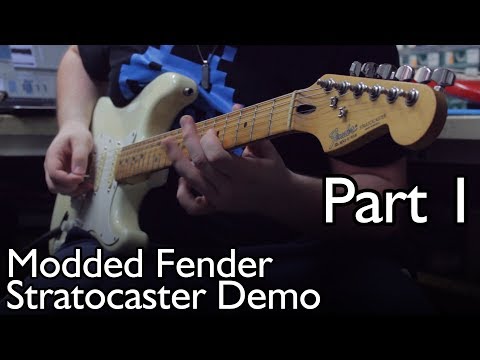 Fender Stratocaster - EC Mid Boost/TBX Tone Control Demo - Part 1 (Clean)