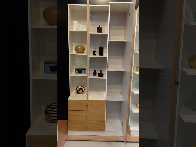 Guarda-Roupa Solteiro Creta 2 Portas 3 Gavetas com Espelho Branco - Pnr Móveis