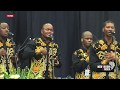 Award-winning Ladysmith Black Mambazo took to the stage to pay tribute to  Joseph Shabalala
