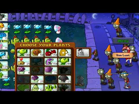 Snow Pea + Cabbage-pult + Cactus vs Gargantuar vs Army Zombies | Plants vs Zombie Mod 2023