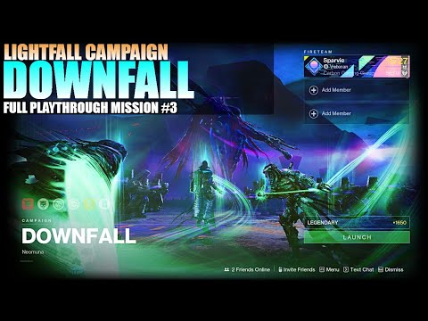Legendary Lightfall Campaign Solo - Mission #3 "Downfall" [Destiny 2 Lightfall]