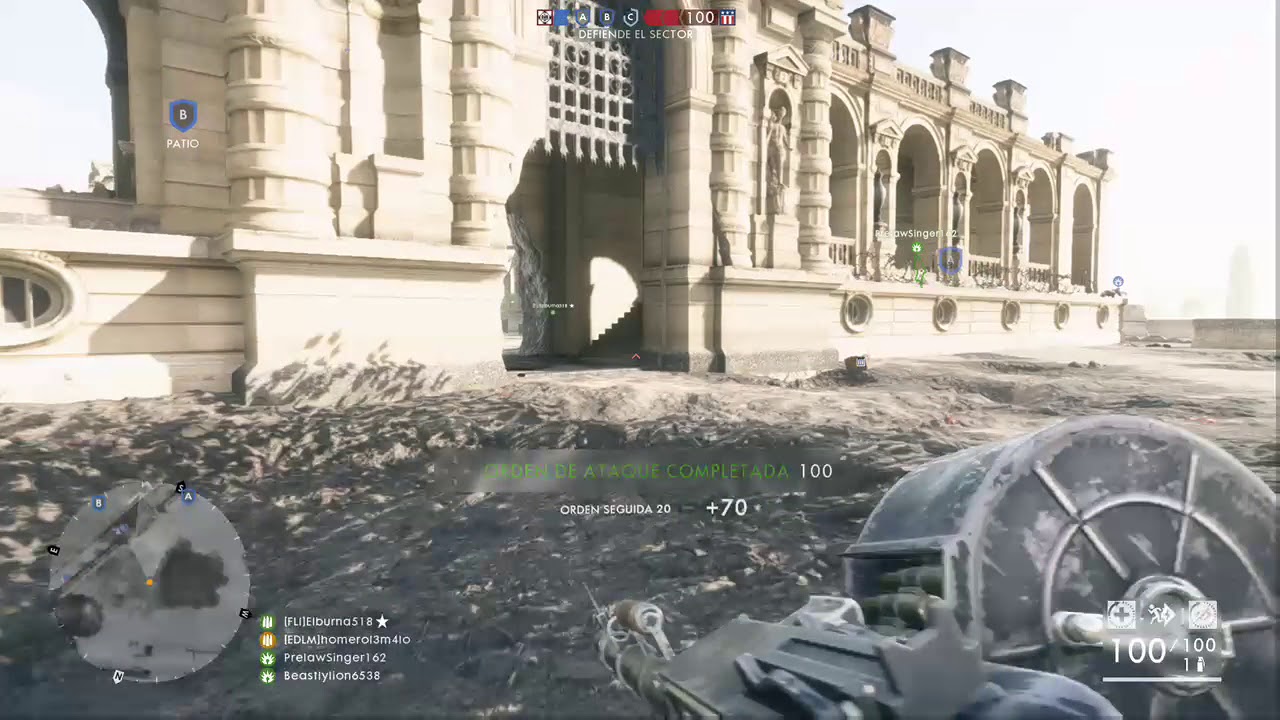 Mato a 5 con una Granada apoyo #Battlefield1