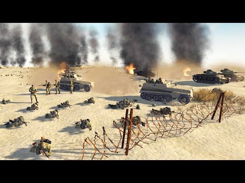 Final Allied Defense of Tobruk 1941 | RobZ Realism | Men of War: Assault Squad 2 Gameplay