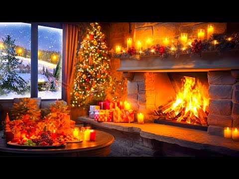 24/7 Traditional Christmas Music Instrumentals 🎄 Cozy Fireplace Christmas Music 🔥 Christmas Ambience