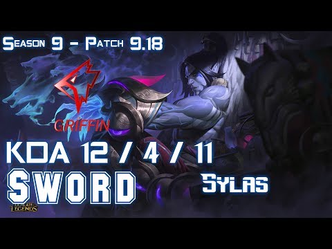 GRF Sword SYLAS vs GANGPLANK Top - Patch 9.18 KR Ranked