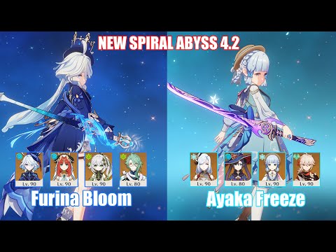 C0 Furina Bloom & C0 Ayaka Freeze | Spiral Abyss 4.2 | Genshin Impact
