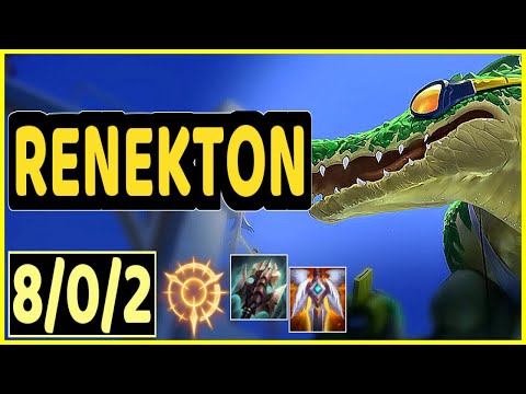 B4DD (RENEKTON) - 8/0/2 KDA GAMEPLAY - BR Ranked DIAMOND