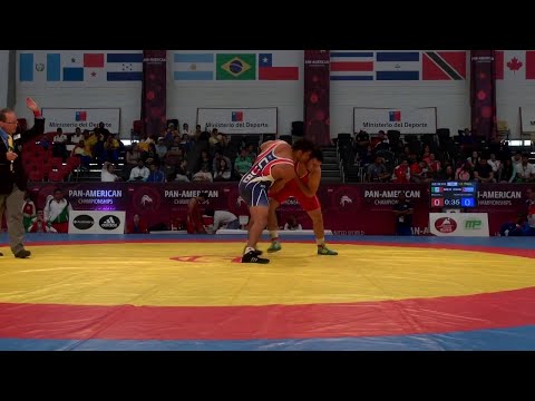 Semifinal GR - 98 kg: Reinier MONTEAGUDO ROMERO (CUB) df. Jose Yair ROCHA (MEX) by TF, 8-0