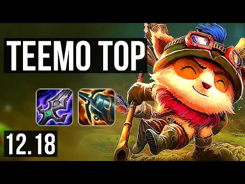TEEMO vs ORNN (TOP) | 7/0/2, 1000+ games, 1.0M mastery, Godlike | EUW Diamond | 12.18