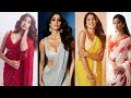 Janhvi Kapoor Hot Saree Looks Part 4 Janhvi Kapoor S Mesmerizing Saree Collection Revealed