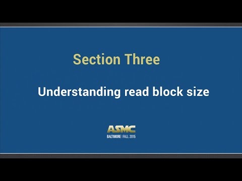 DDI Training Section 3 - Understanding read block size