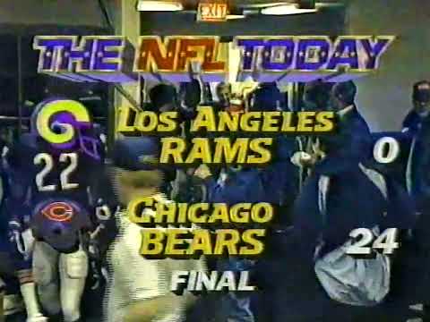 CBS Raw Feed- NFC Championship L.A. Rams at Chicago Bears Jan. 12th, 1986- end game into post game