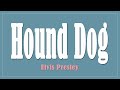 Hound Dog Elvis Presley Lyrics